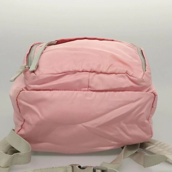 PRADA Backpack Nylon Pink Silver Auth ki5661 - Picture 7 of 15